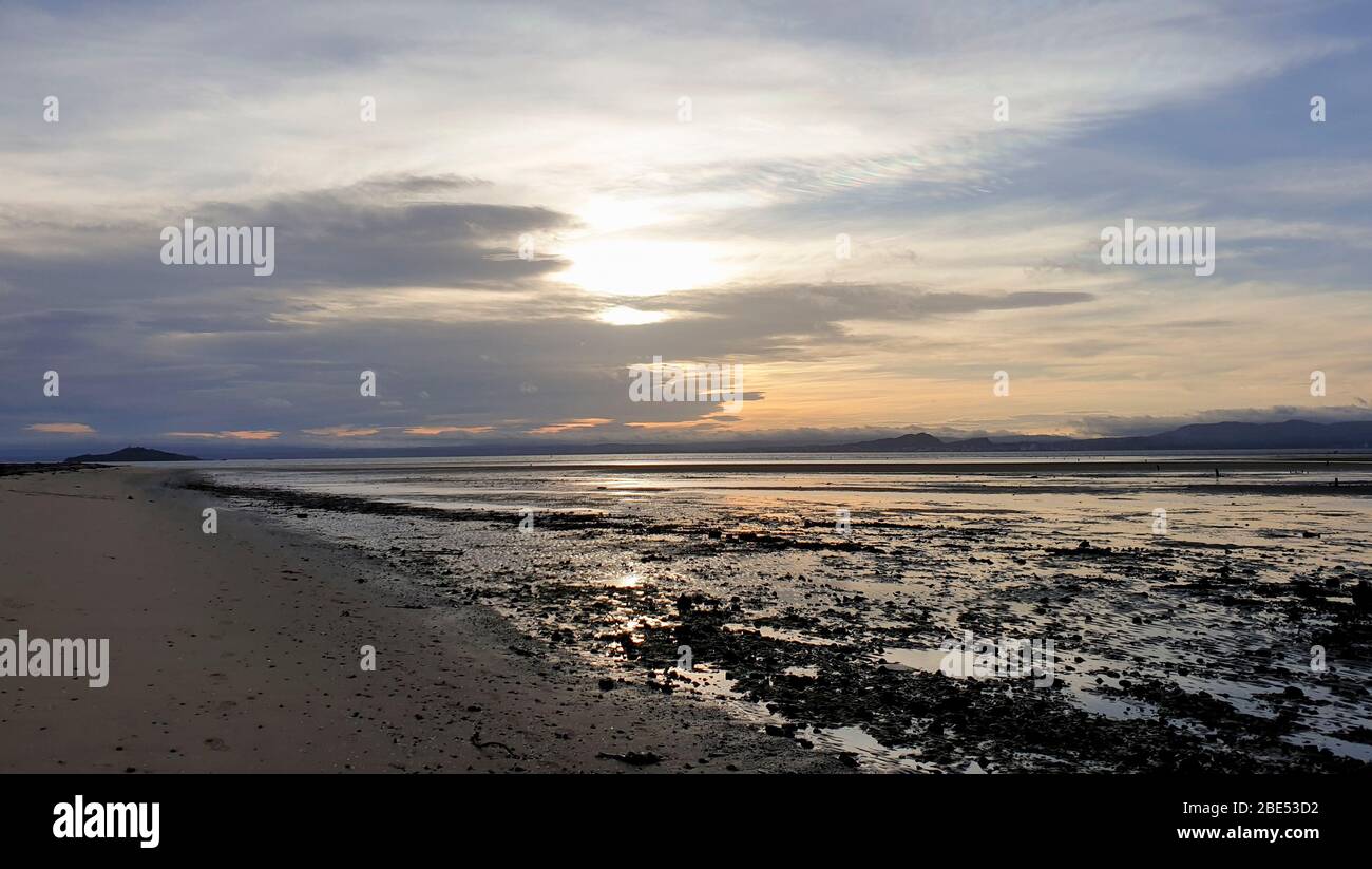 Fife Coastal Path from Burntisland to Kirkcaldy Scotland UK Stock