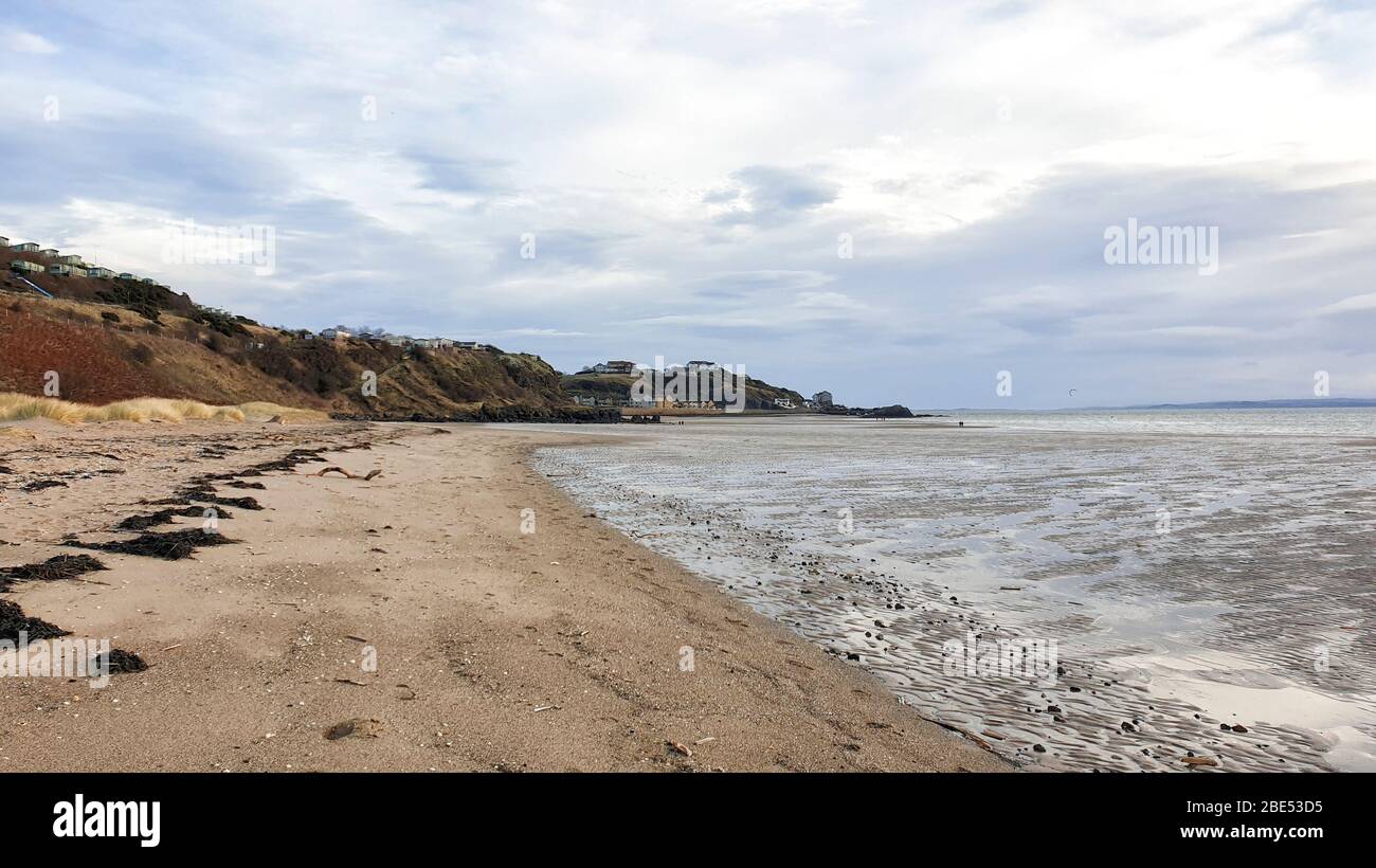 Fife Coastal Path from Burntisland to Kirkcaldy Scotland UK Stock