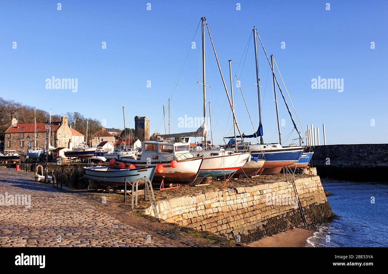Fife Coastal Path from Burntisland to Kirkcaldy Scotland UK Stock