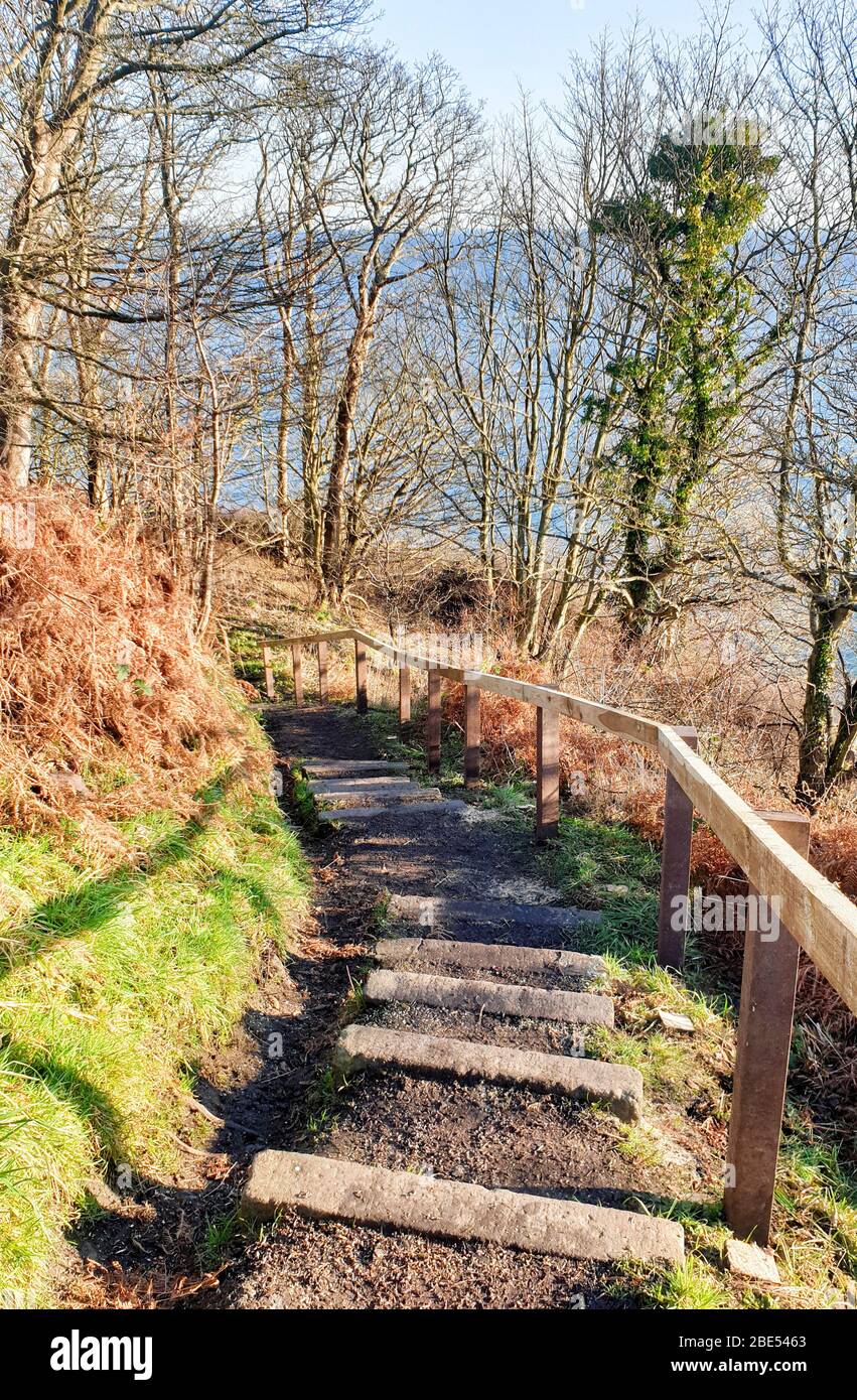 Fife Coastal Path from Burntisland to Kirkcaldy Scotland UK Stock
