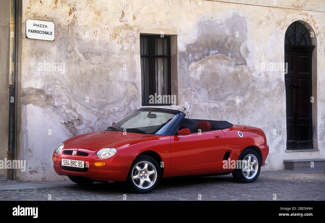1996 MGF in Italy Stock Photo