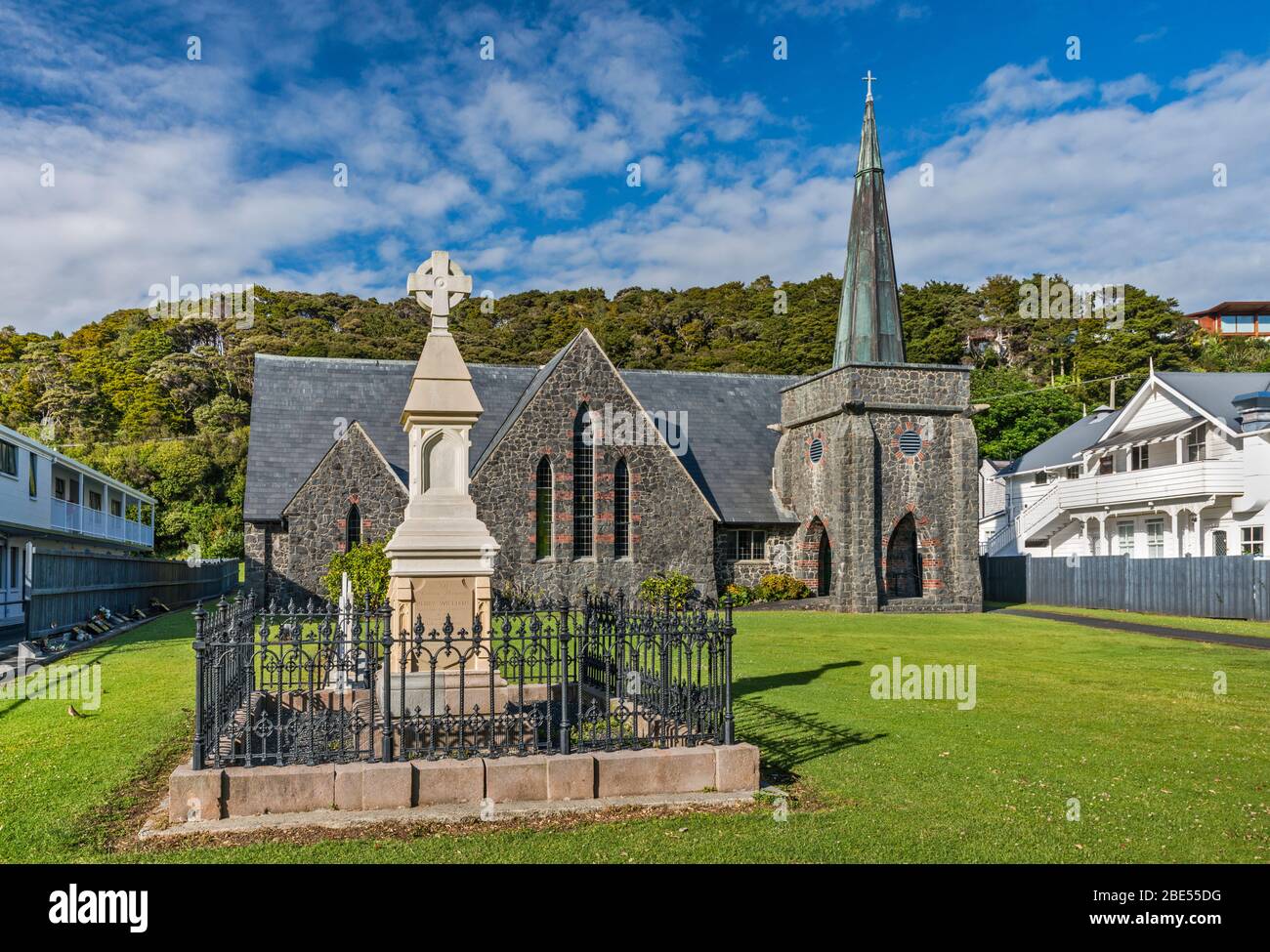 Sign commemorating Missionary Henry Williams, Saint Pauls Anglican