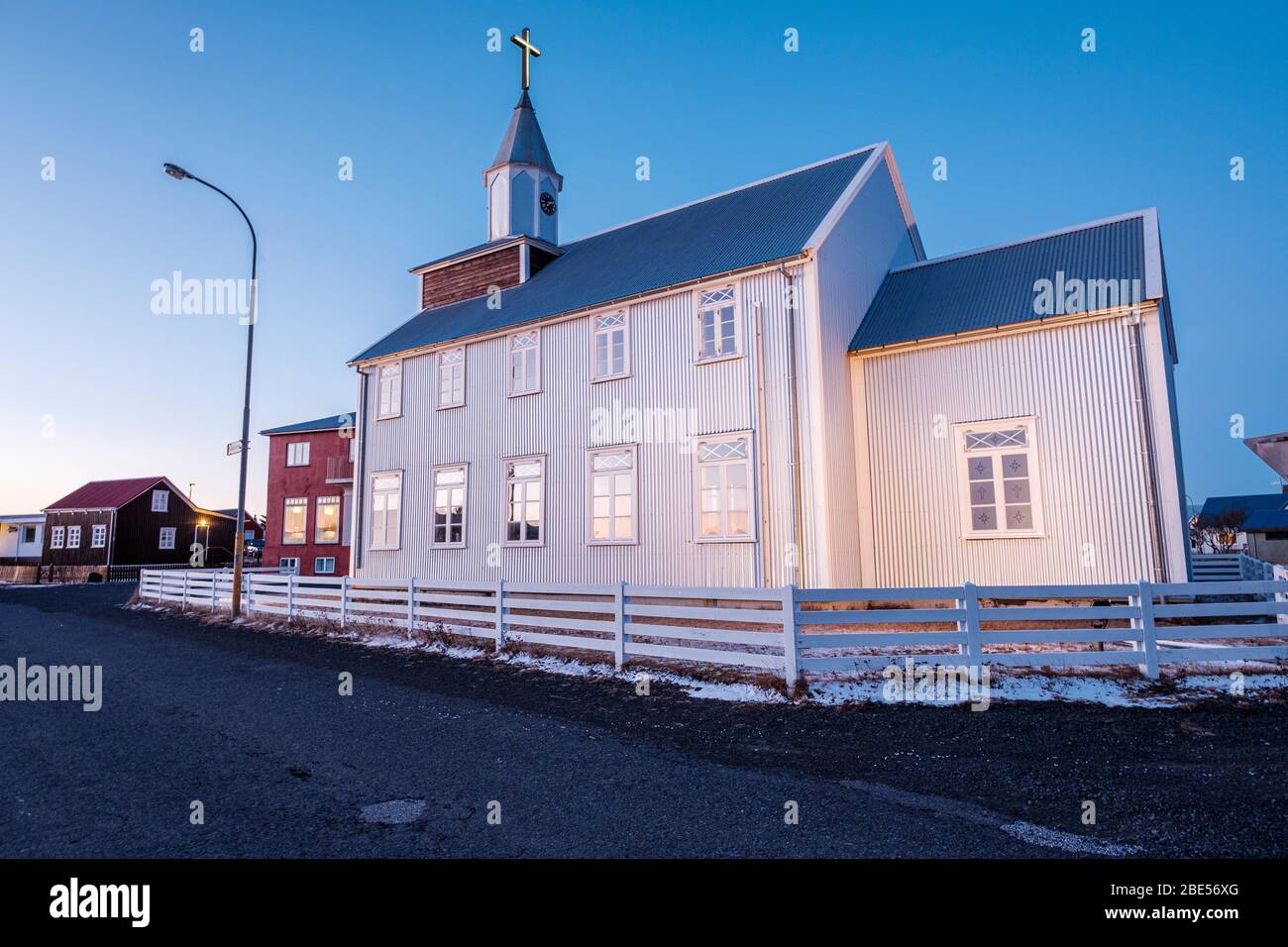 Stokkseyri village, Iceland Stock Photo