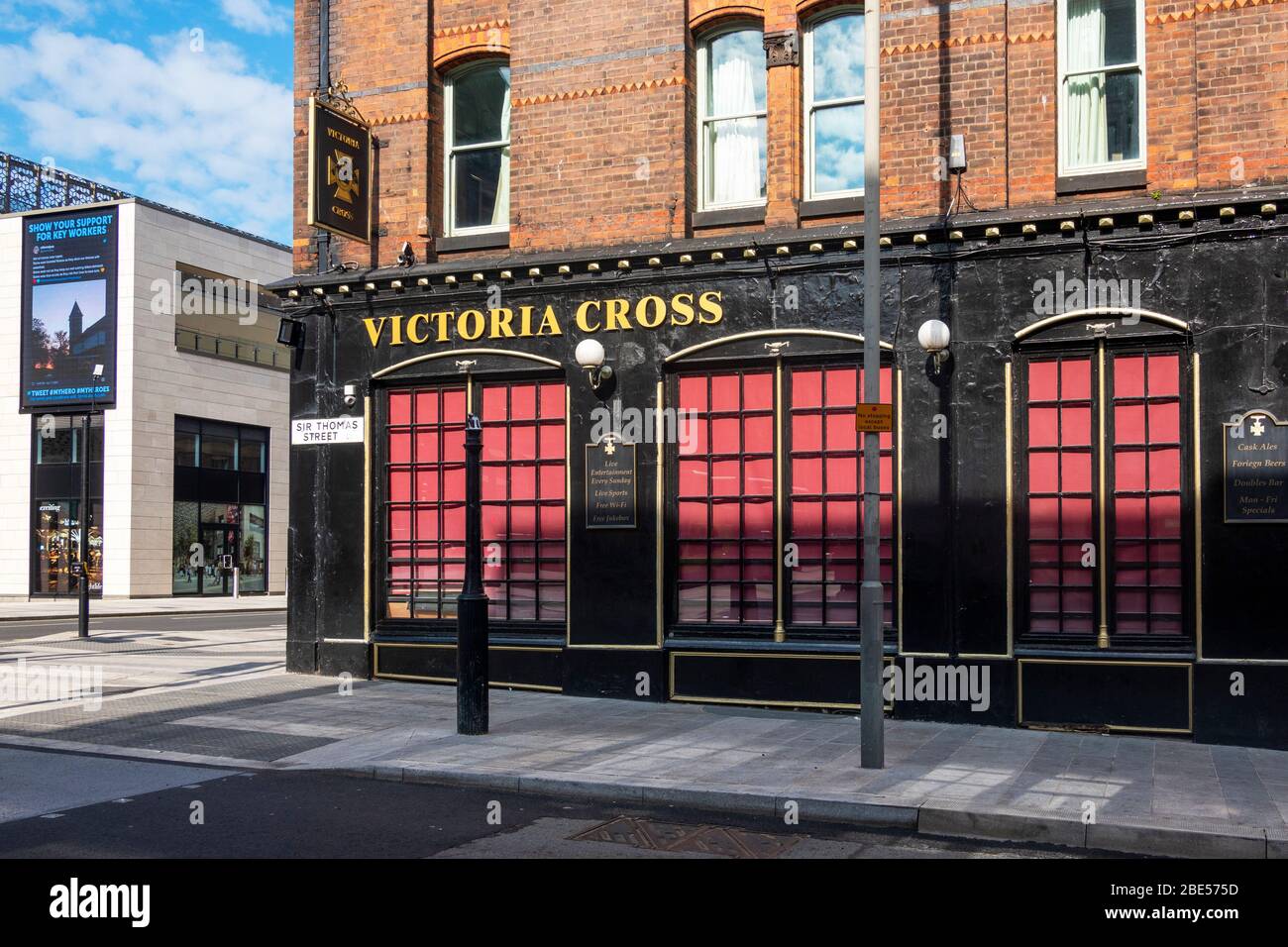 Victoria Cross Pub in Liverpool during coronavirus pandemic Stock Photo