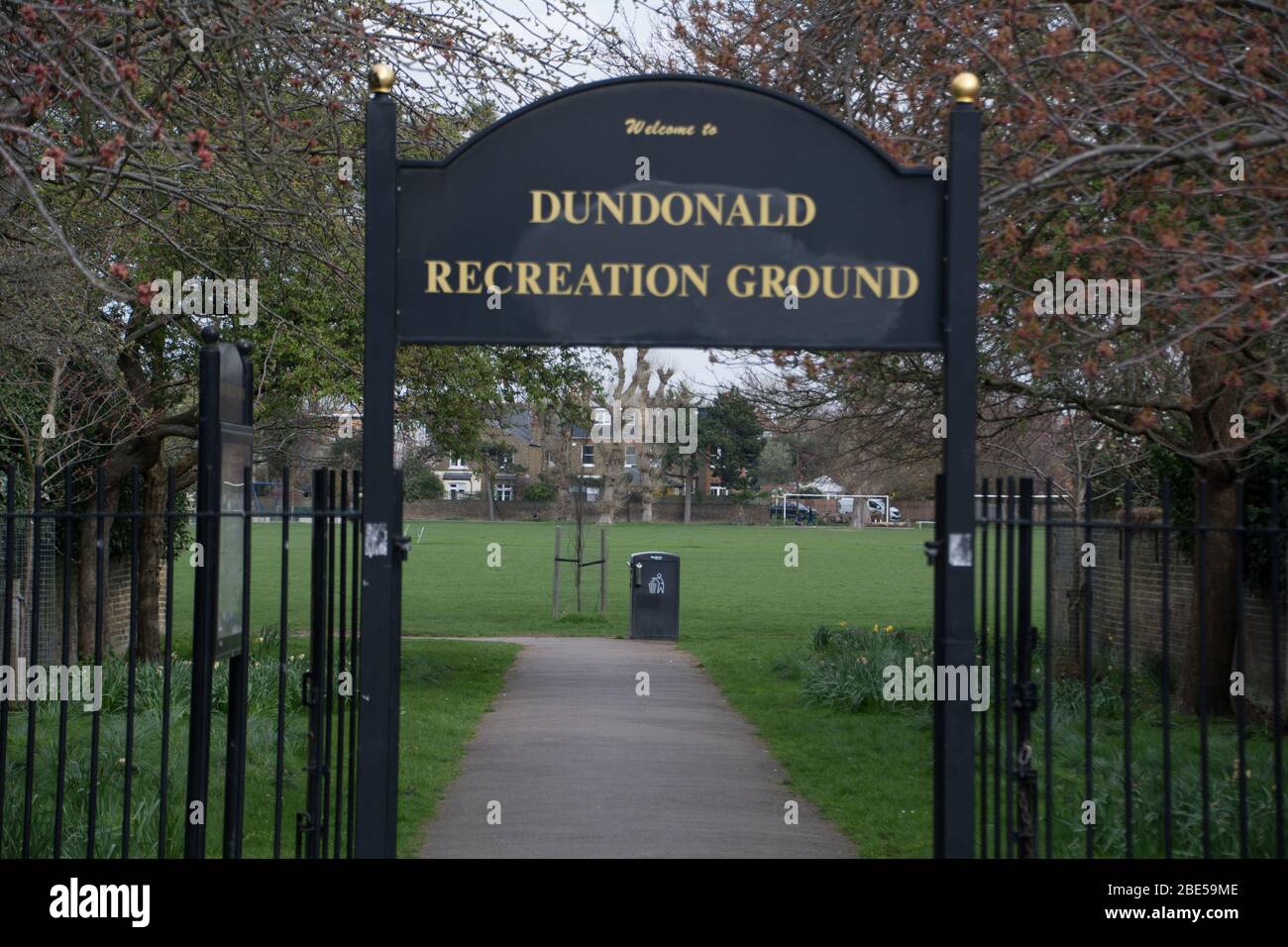 Dundonald Recreation Ground, Wimbledon, London- UK Stock Photo