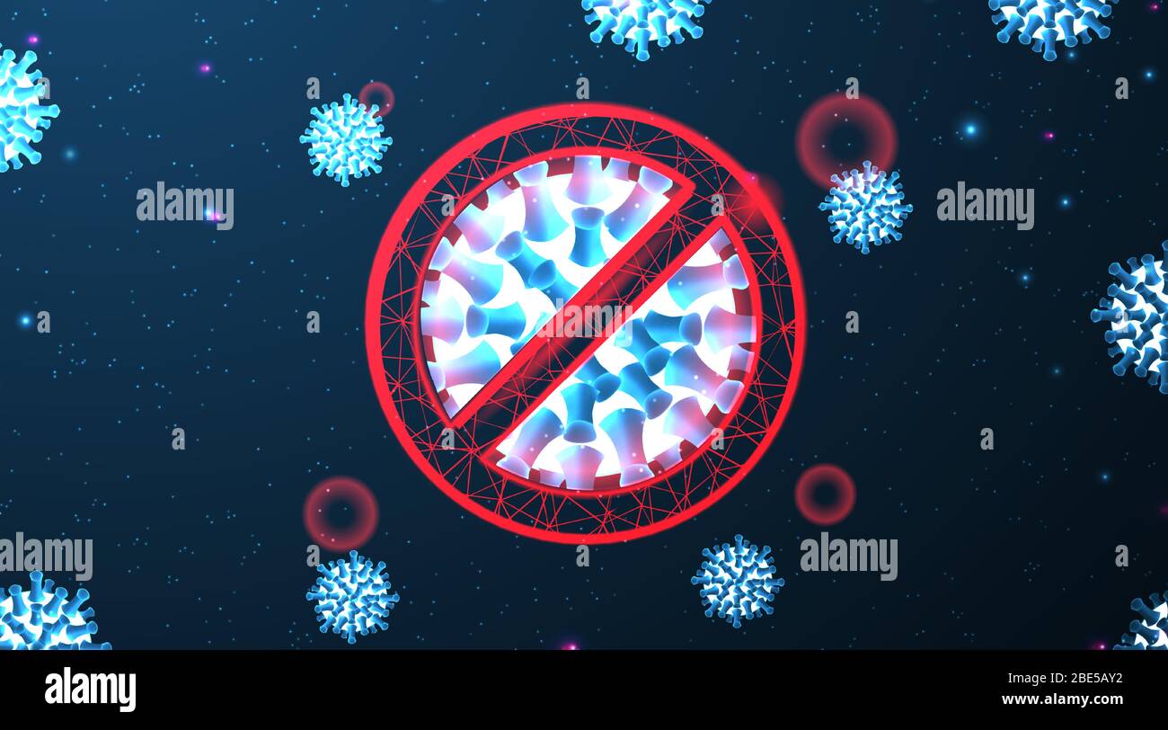 Sign caution coronavirus. Stop coronavirus. outbreak. danger and public ...