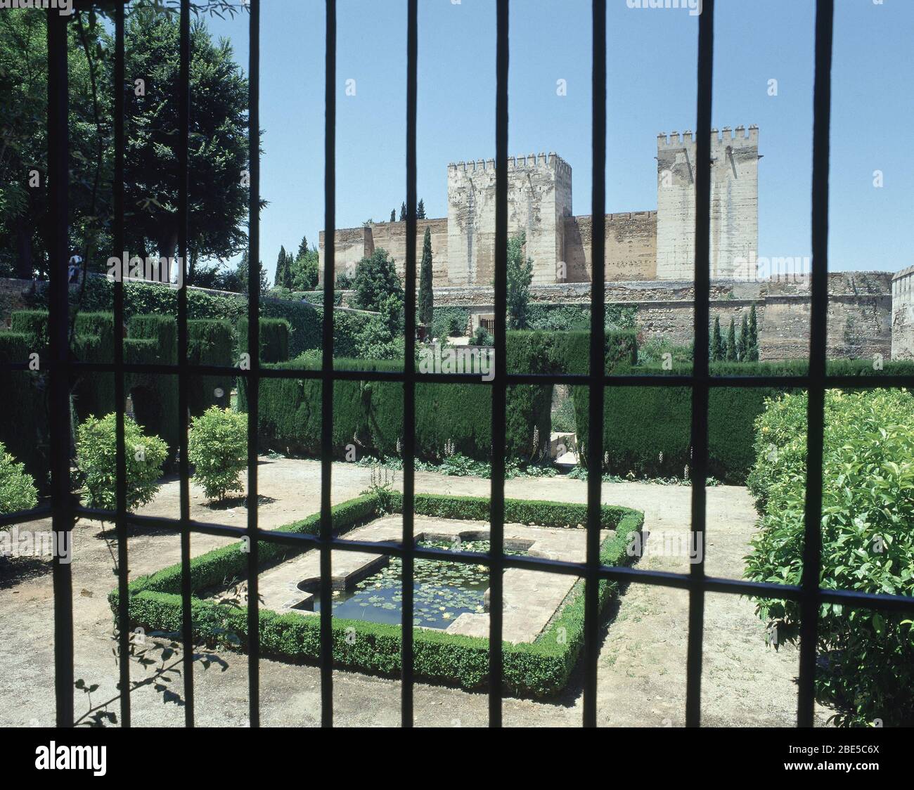 https www alamy com patio con reja en jardin de la alcazaba location alhambra alcazaba granada spain image352931906 html