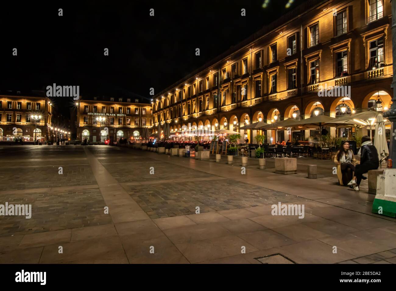 Place du Capitole at night, Toulouse, France Stock Photo