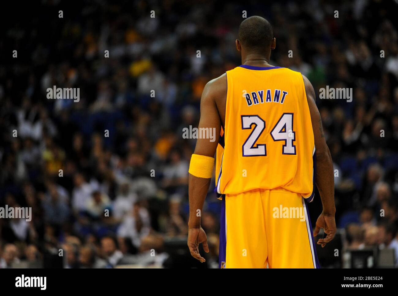 Embargoed until 06:00 - 13 Apr 2020 File photo dated 04-10-2010 of LA Lakers' Kobe Bryant. Stock Photo