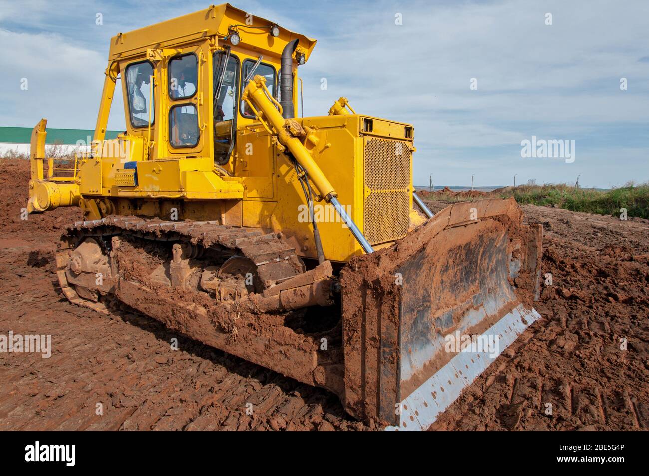 large-construction-bulldozer-at-a-constr