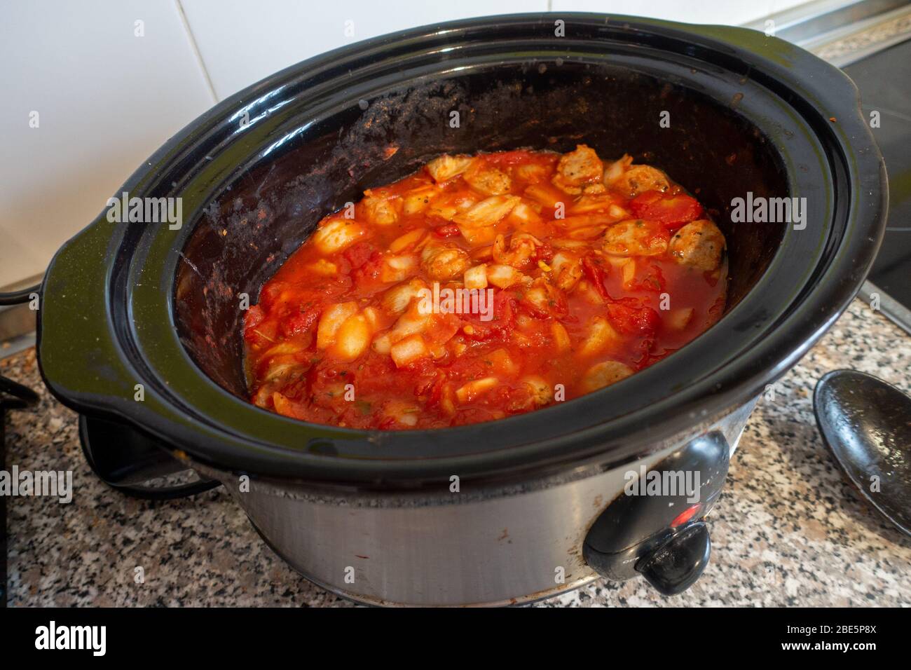 slow cooker meal Stock Photo Alamy