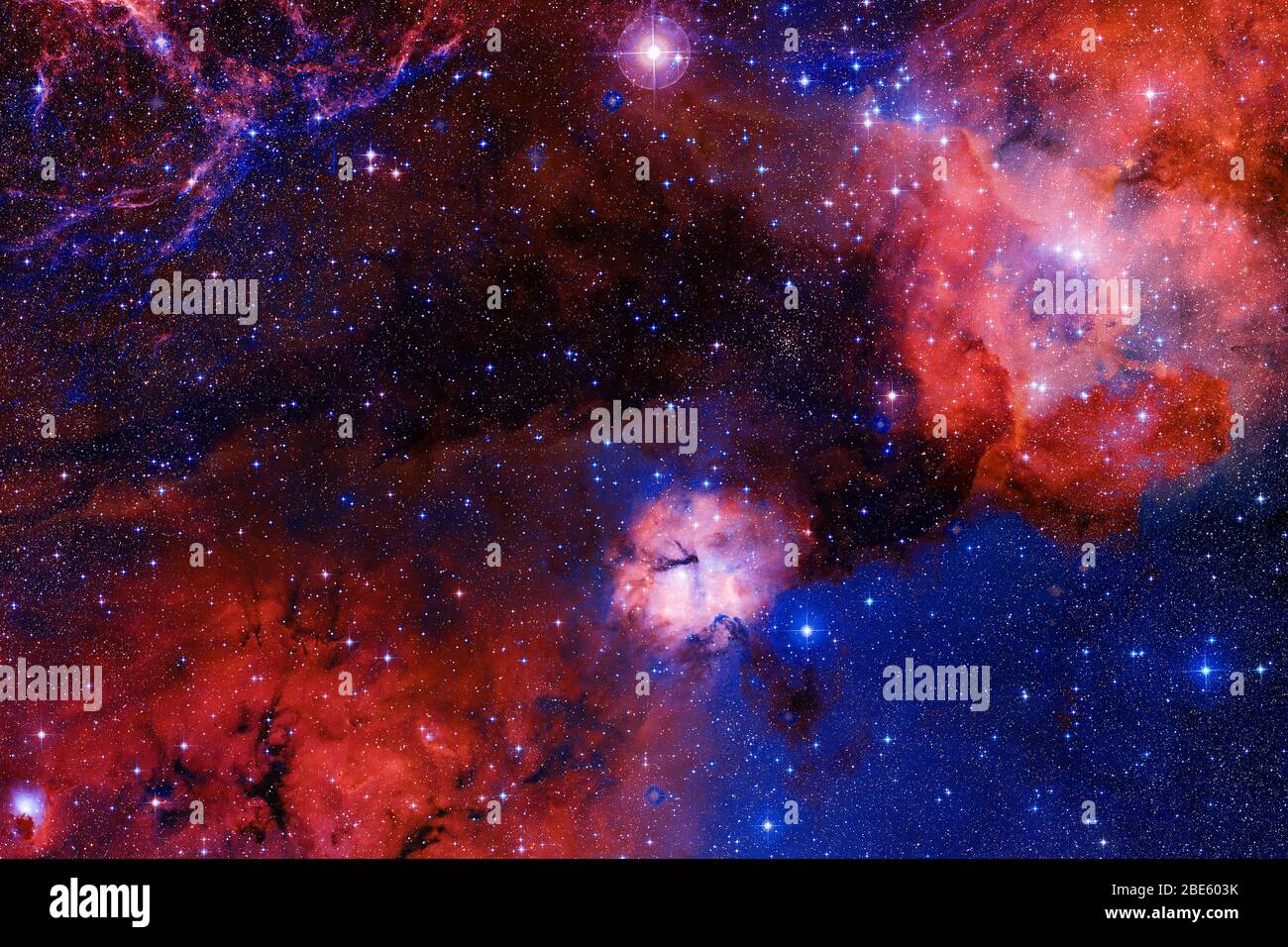 Beauty of endless cosmos. Science fiction art. Elements of this image ...