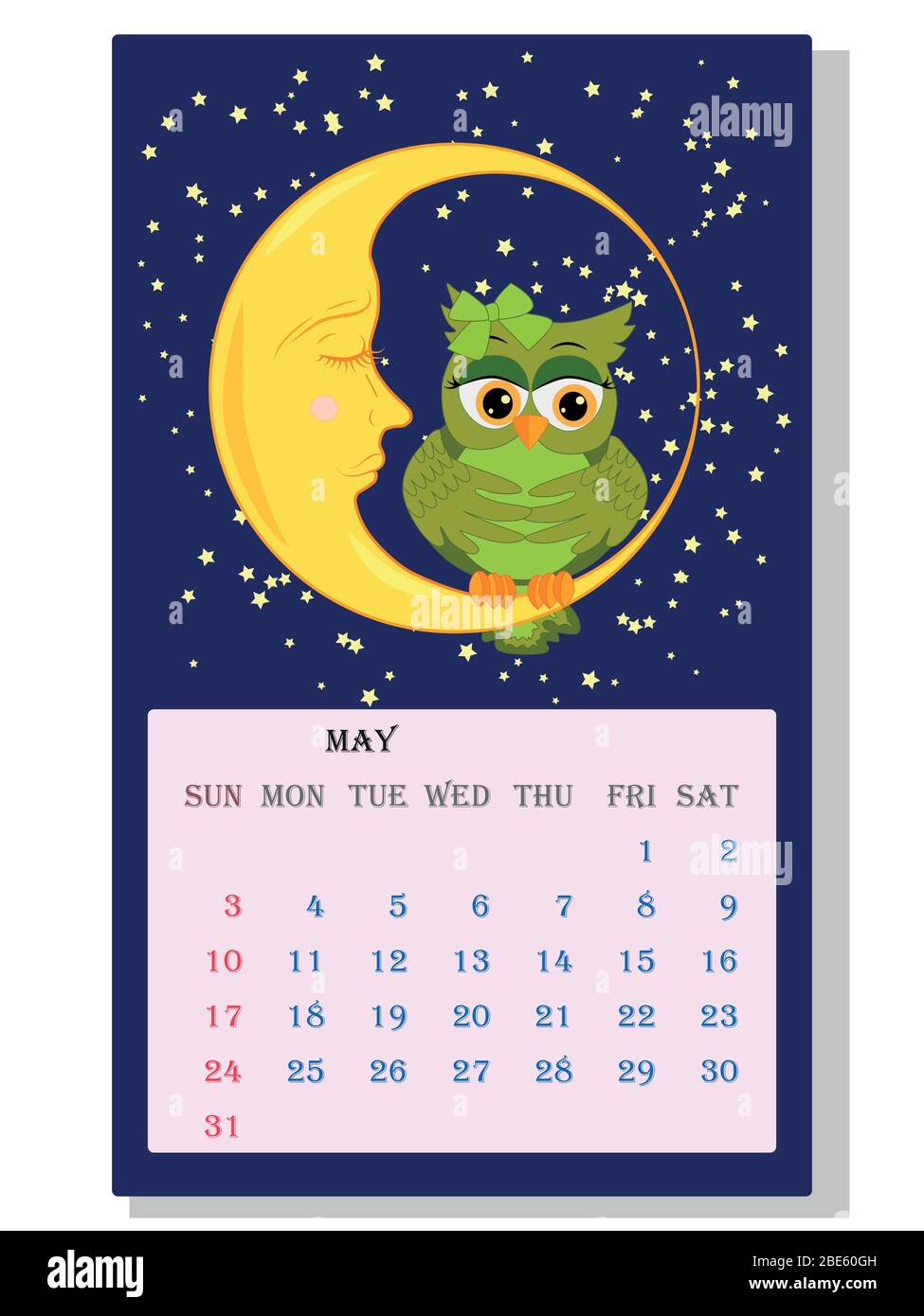Calendar 2021 Cute Calendar With Funny Cartoon Owls Stock Vector Image Art Alamy 2021 funeral humor calendar