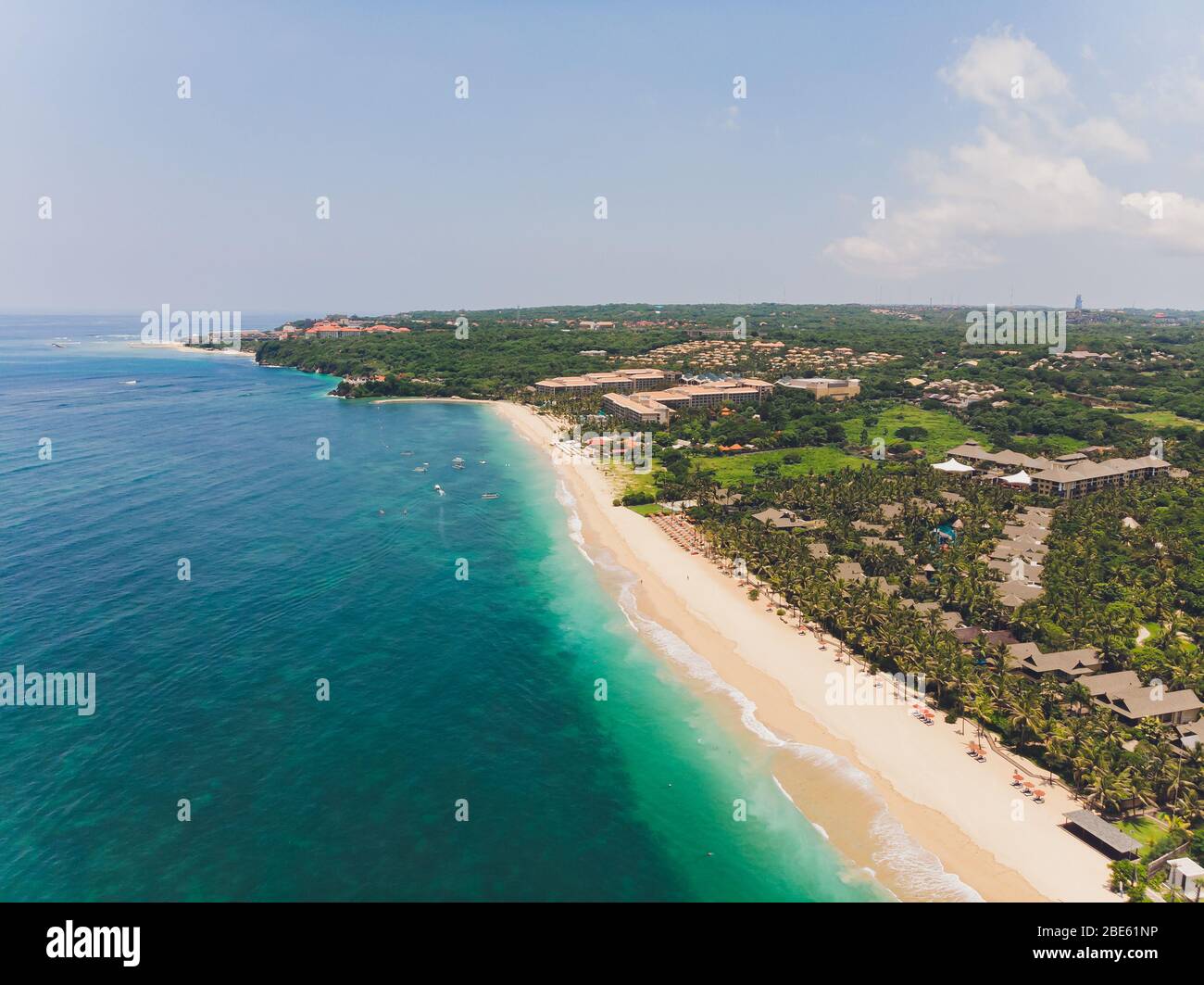 Top down aerial view of rice paddy fields in bali hi-res stock ...