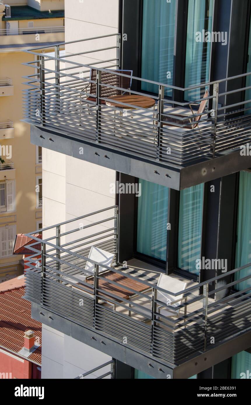 Apartment in Monte Carlo Harbour Front, Monaco. Stock Photo