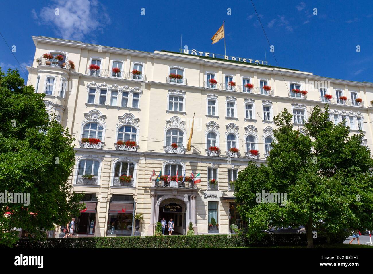 The Hotel Bristol, Makartplatz, Salzburg, Austria Stock Photo - Alamy