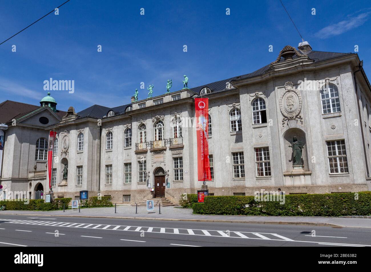 The Internationale Stiftung Mozarteum (International Mozarteum Foundation) in Salzburg, Austria. Stock Photo