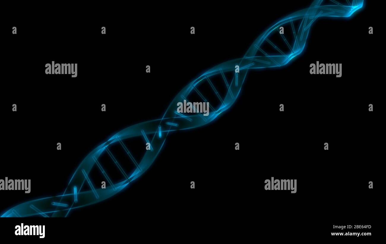 Digital Illustration of DNA structure 3d rendering Stock Photo - Alamy