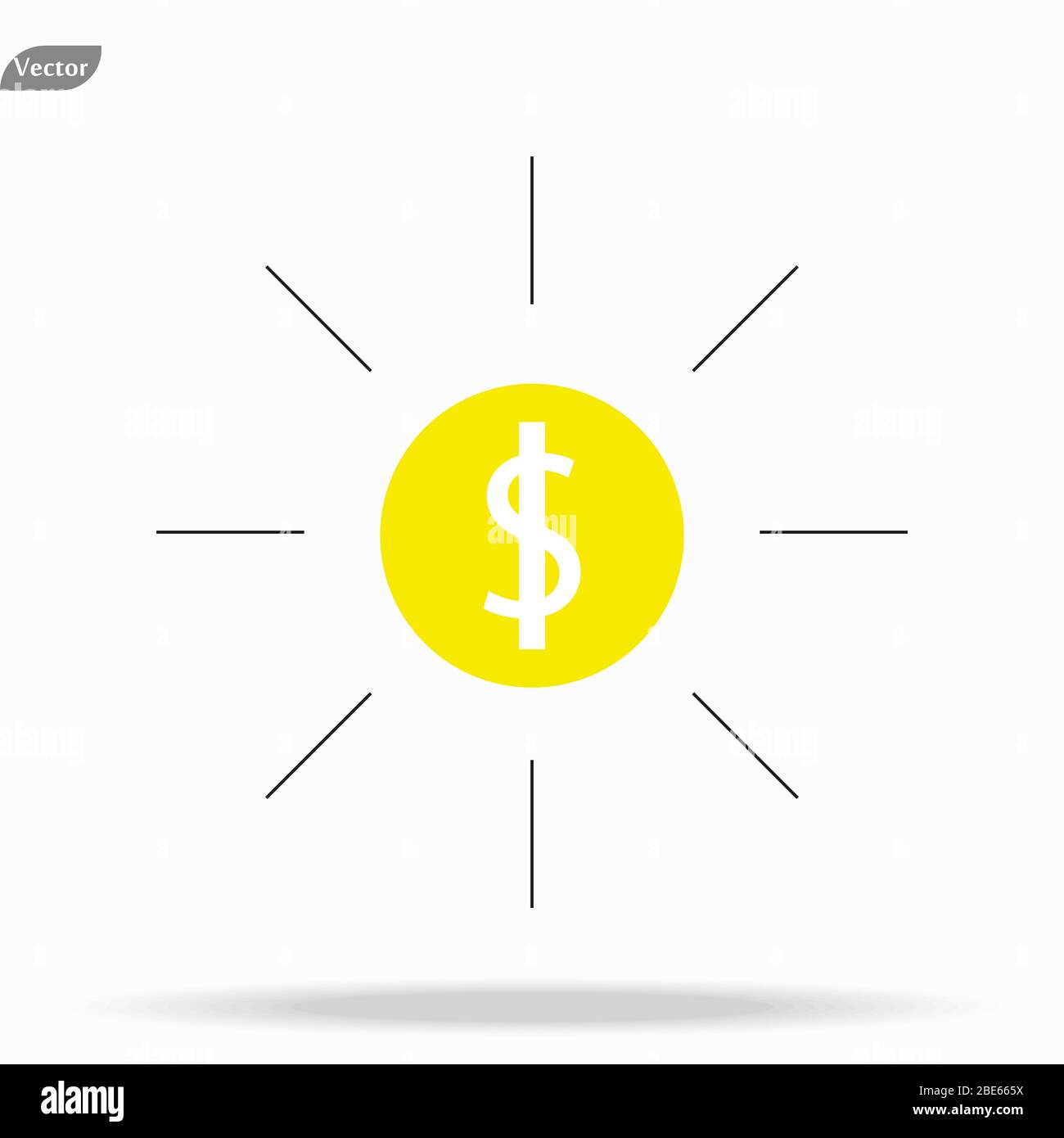 Bank in the sun Stock Vector Images - Alamy