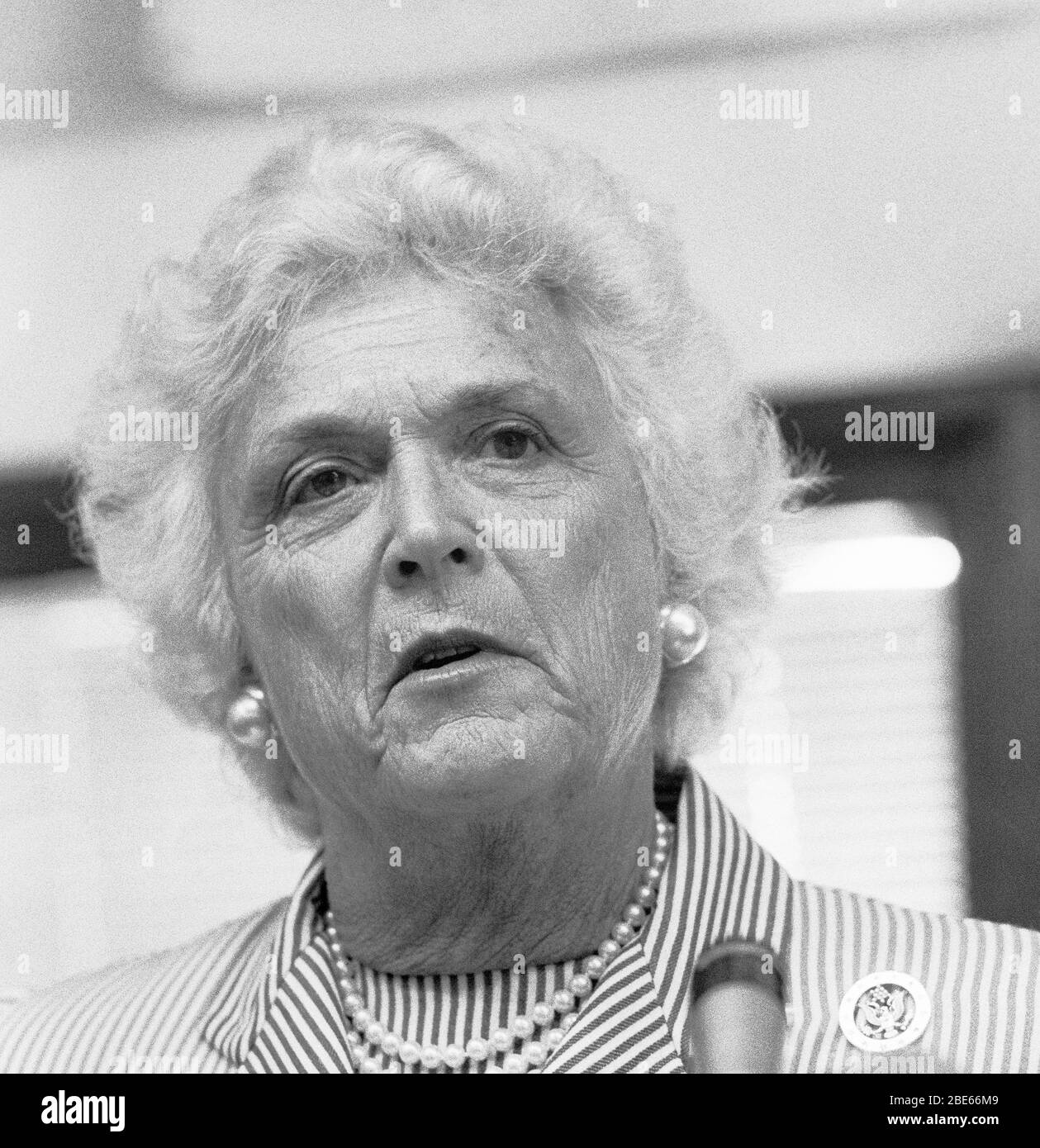 Barbara Bush, in San Francisco , 1980s Stock Photo