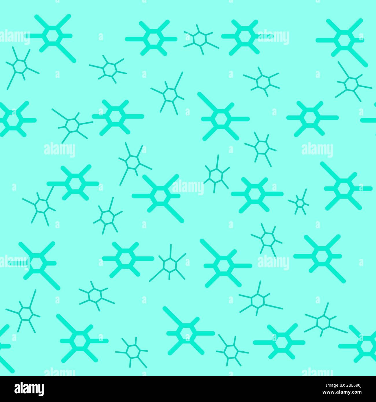 Coronavirus seamless pattern. Repetitive vector illustration of flat ...