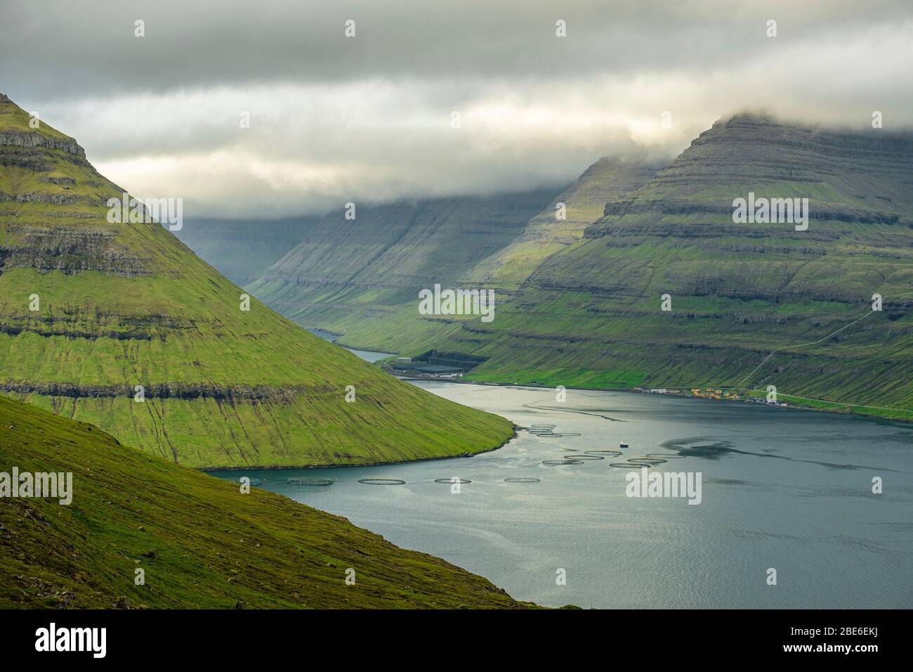 Fjords. Faroe Islands. Denmark Stock Photo