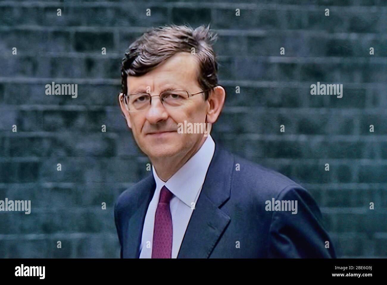 Vittorio Colao head  coordinator of the Italian task force resumption of activities for new phase 2  coronavirus pandemic Stock Photo