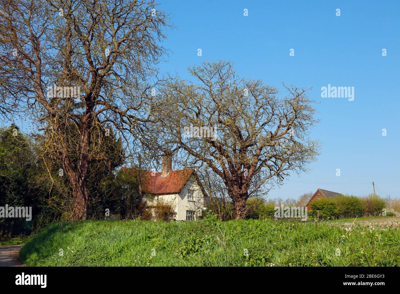 Country cottage Stock Photo