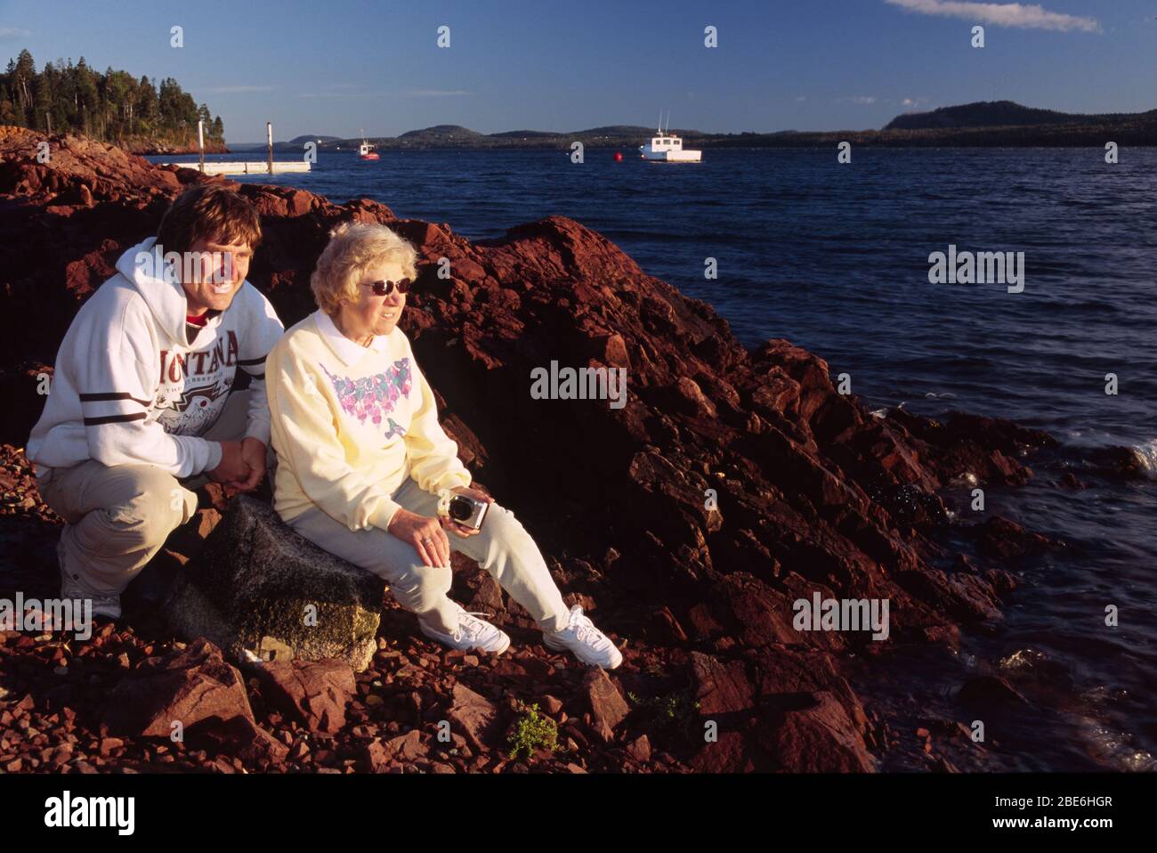 St Croix River shoreline, Robbinston Boat Landing, Robbinston, Maine