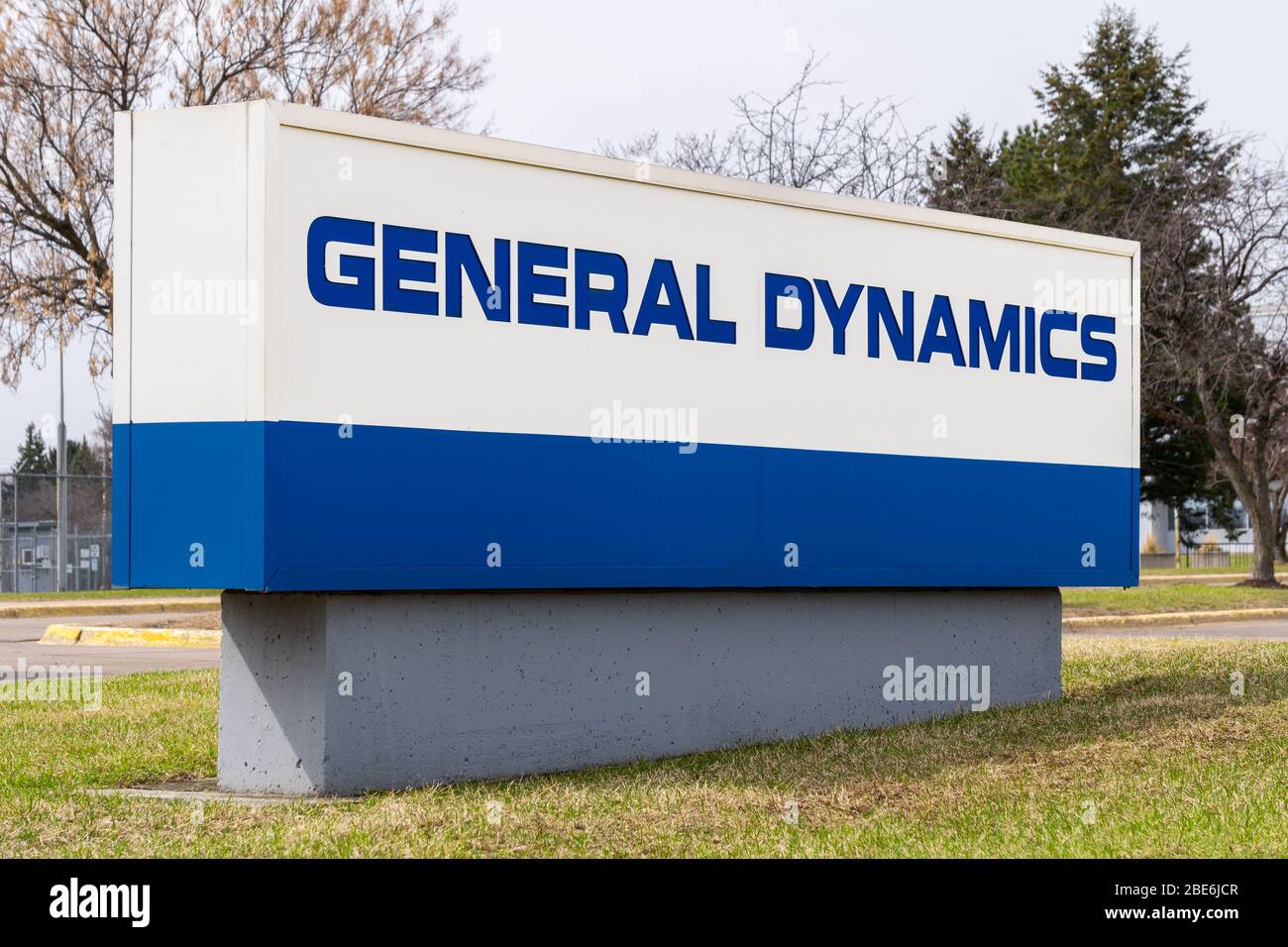 BLOOMINGTON, MN/USA APRIL 11, 2020 General Dynamics corporate