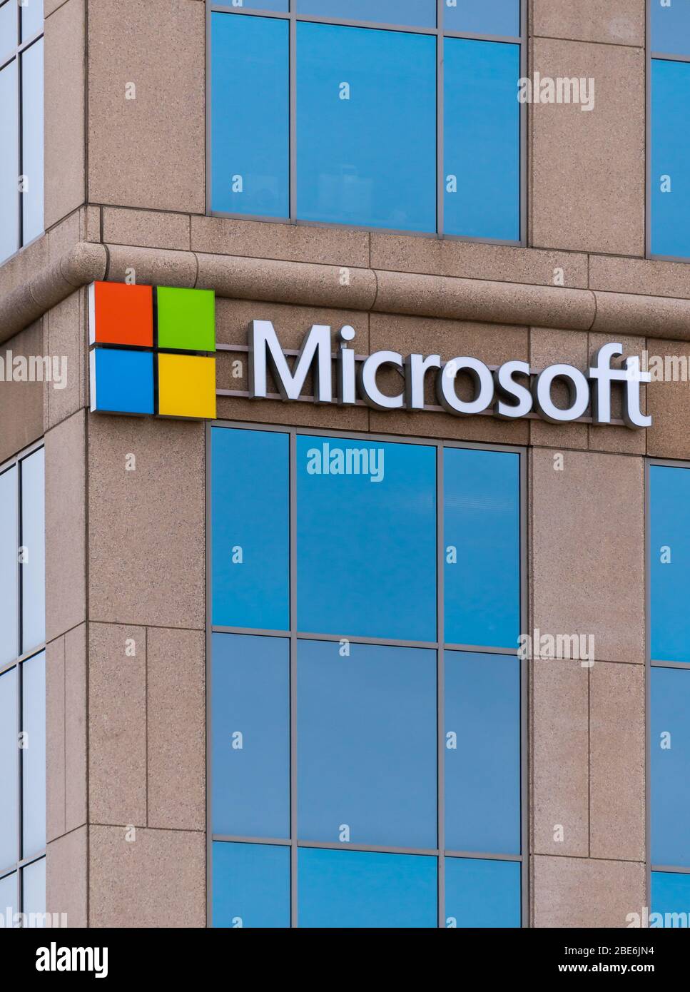 EDINA, MN/USA APRIL 11, 2020 Microsoft corporate offices and