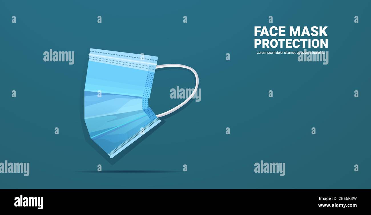 blue antiviral medical respiratory protection face mask coronavirus ...