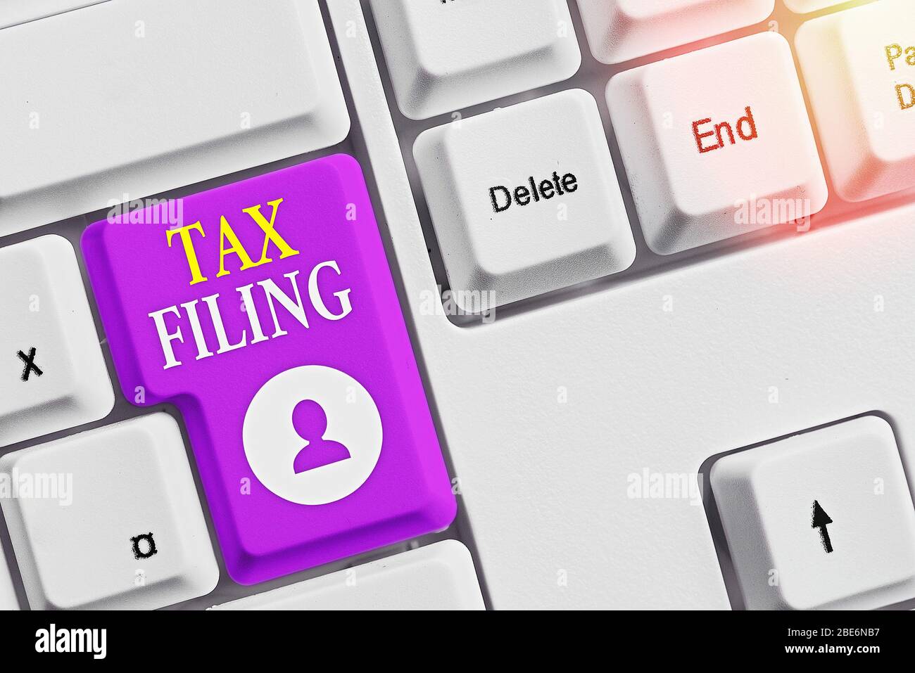 Handwriting text writing Tax Filing. Conceptual photo Submitting ...