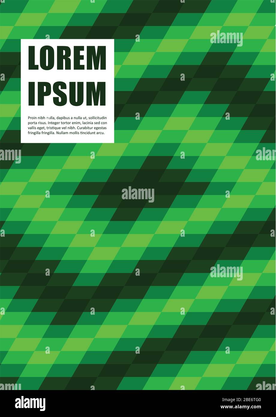 Graphic design layout template with geometric background. Can be used ...