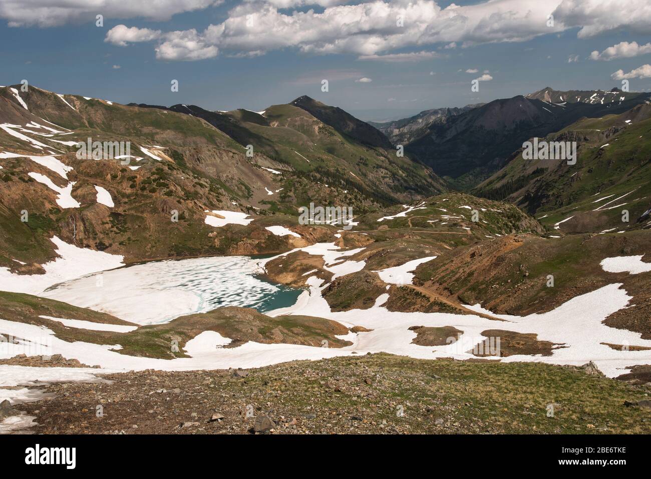 California Pass/Lake Como, Colorado Stock Photo