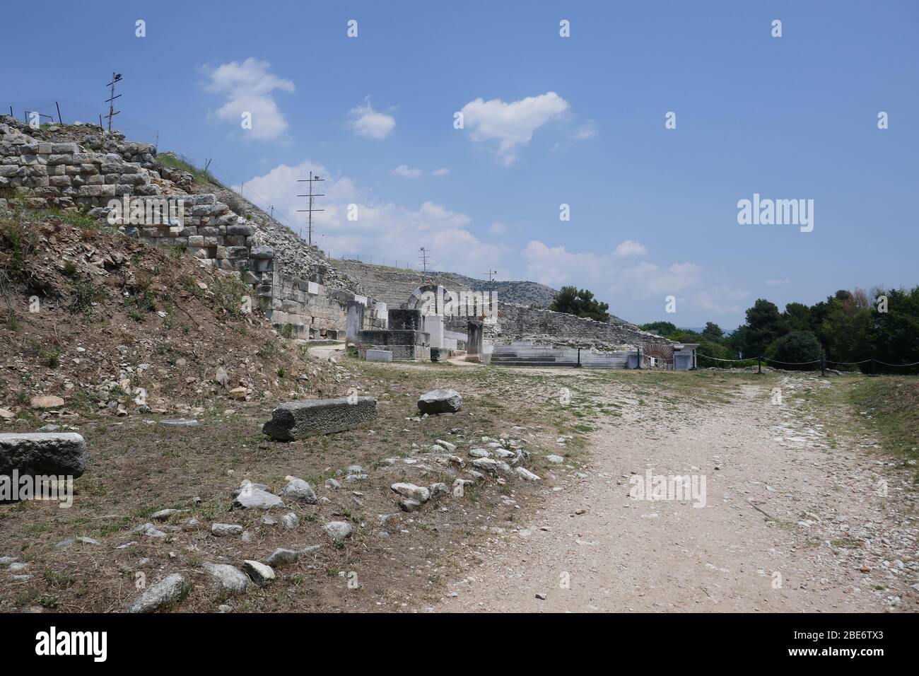 Archaeological Site of Phillipi Stock Photo - Alamy