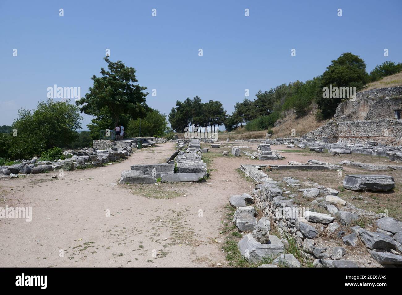 Archaeological Site of Phillipi Stock Photo - Alamy