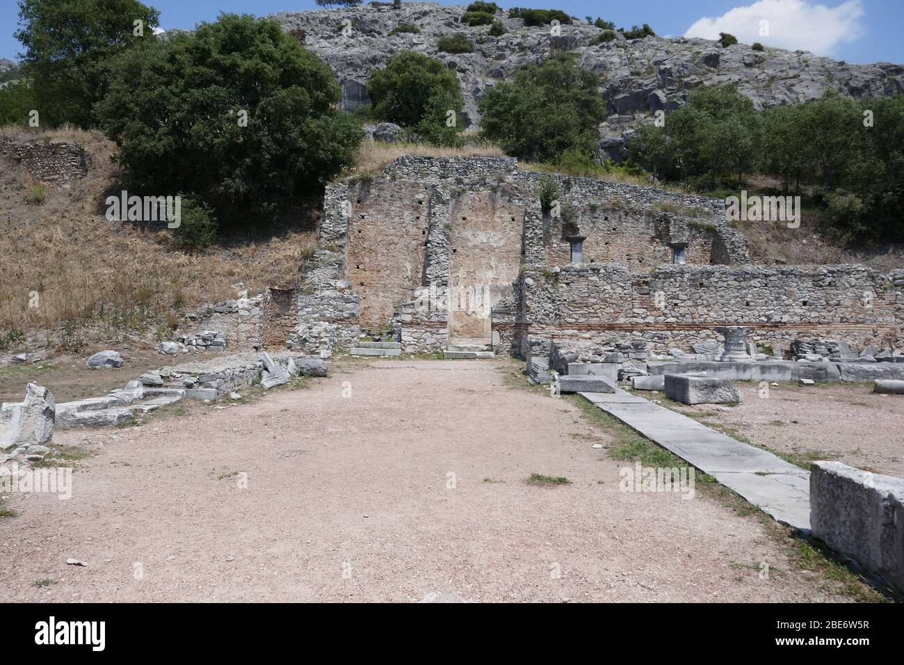 Archaeological Site of Phillipi Stock Photo - Alamy
