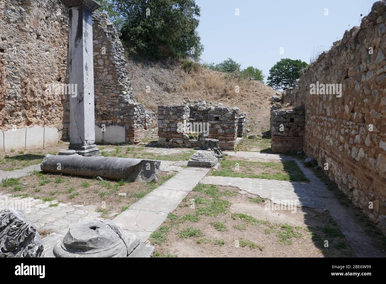 Archaeological Site of Phillipi Stock Photo - Alamy