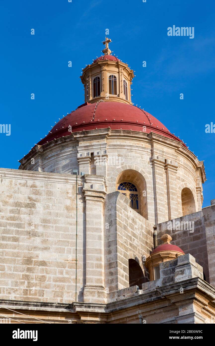 The Sanctuary of Our Lady of Mellieha, Mellieha, Malta Stock Photo
