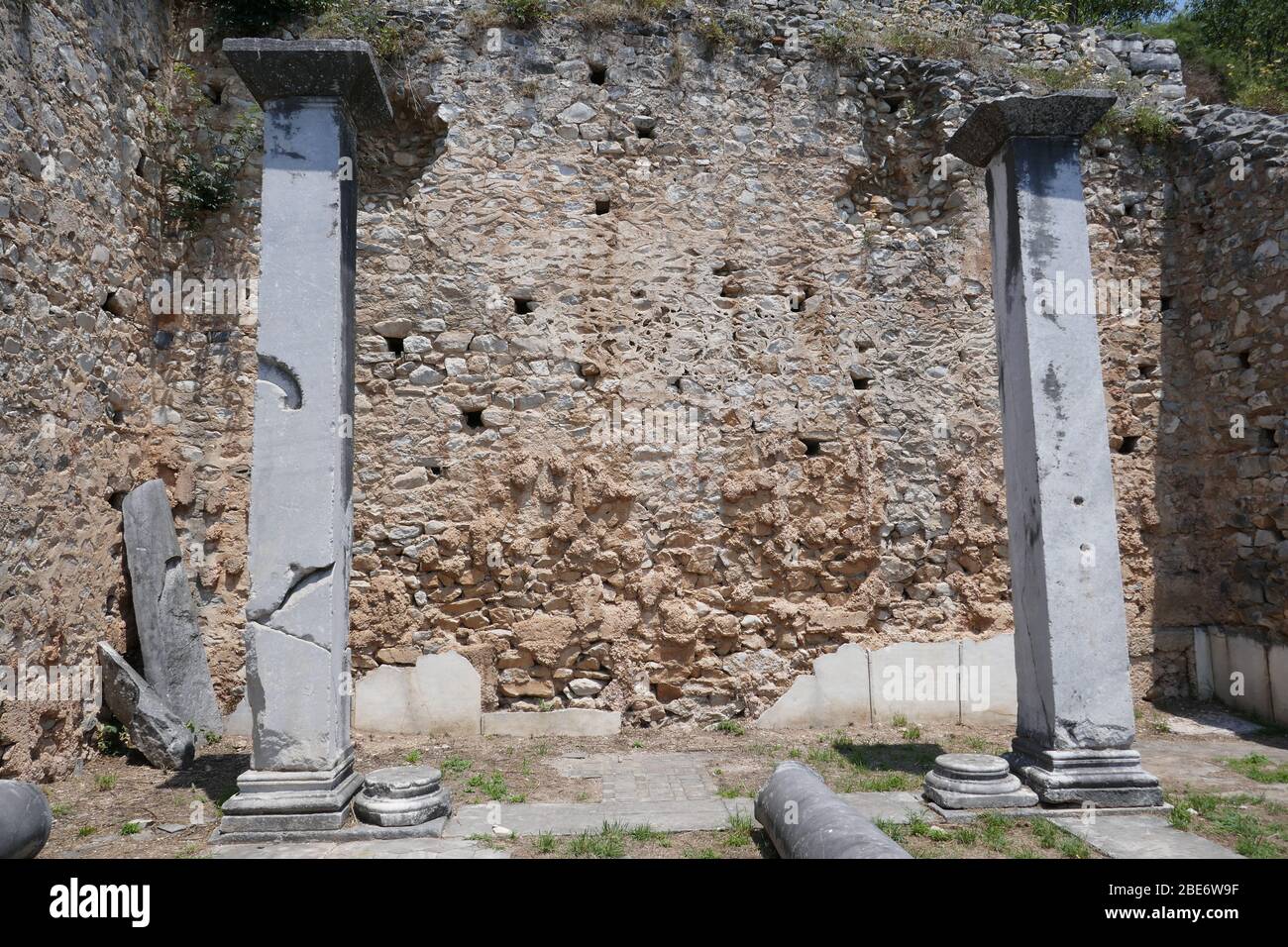 Archaeological Site of Phillipi Stock Photo - Alamy