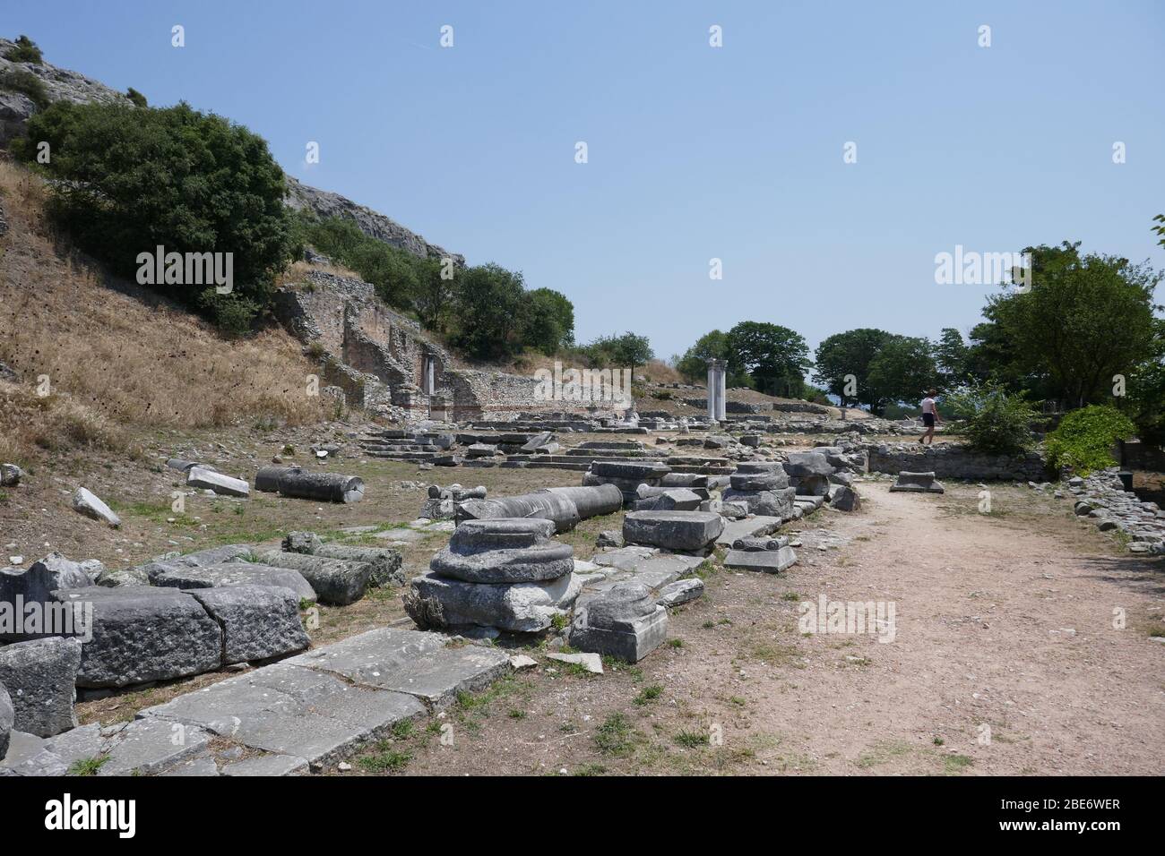 Archaeological Site of Phillipi Stock Photo - Alamy