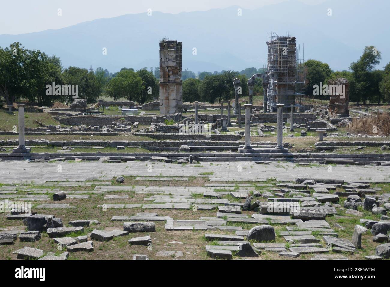 Archaeological Site of Phillipi Stock Photo - Alamy