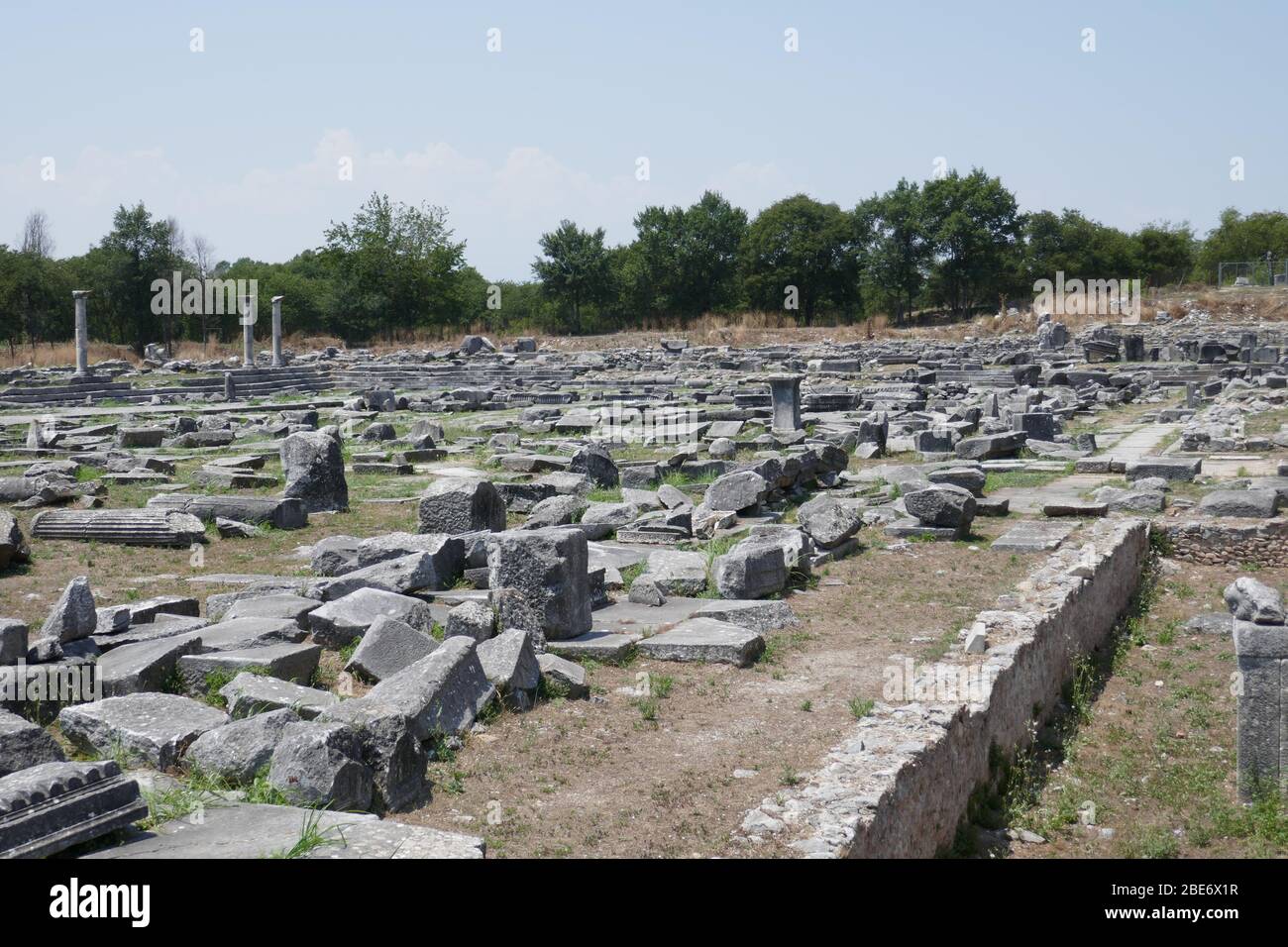 Archaeological Site of Phillipi Stock Photo - Alamy