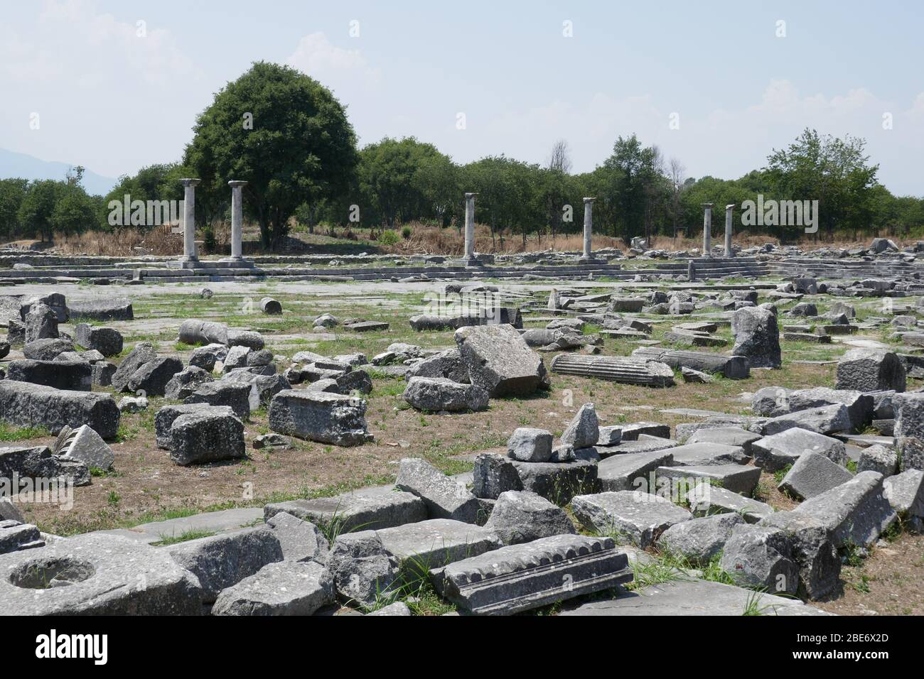 Archaeological Site of Phillipi Stock Photo - Alamy