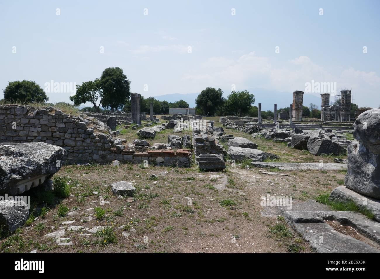 Archaeological Site of Phillipi Stock Photo - Alamy