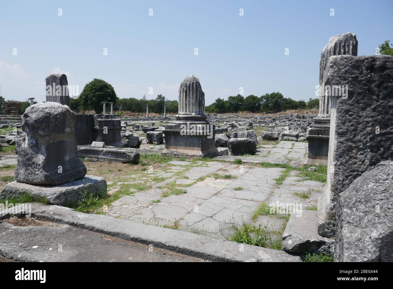 Archaeological Site of Phillipi Stock Photo - Alamy