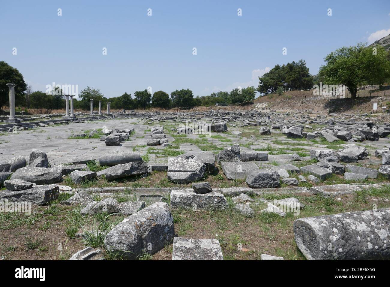Archaeological Site of Phillipi Stock Photo - Alamy