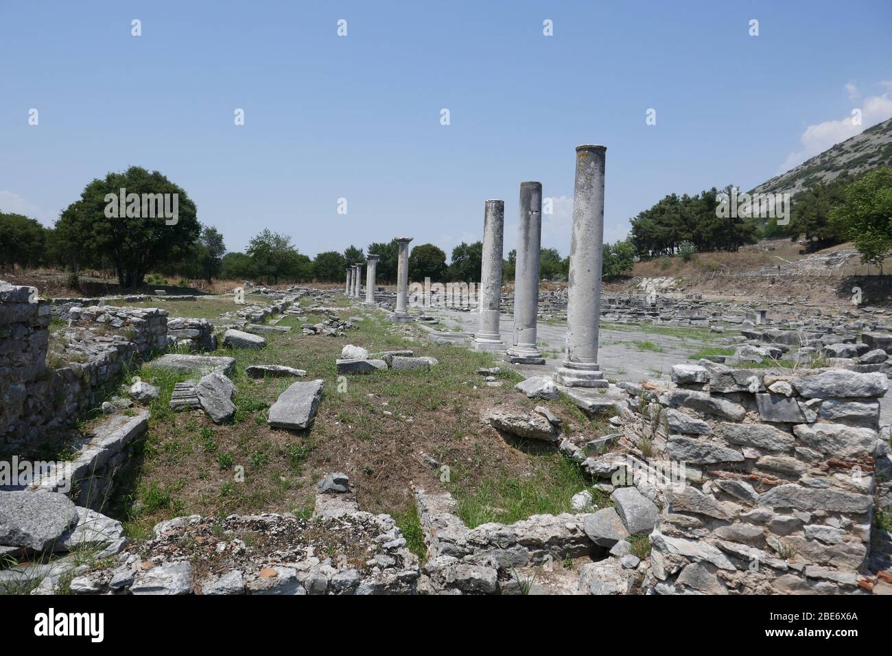 Archaeological Site of Phillipi Stock Photo - Alamy