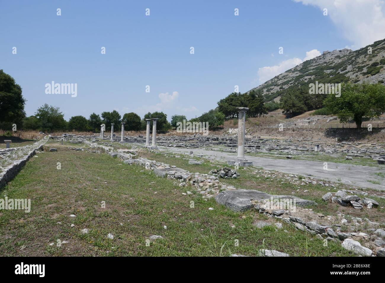 Archaeological Site of Phillipi Stock Photo - Alamy